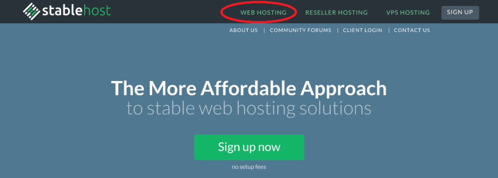 Hướng dẫn đăng ký Hosting StableHost